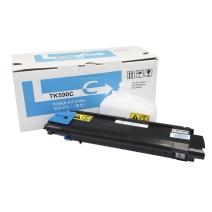 Компатибилен тонерен пълнеж 1T02KVCNL0, TK590C, 5000 листове за принтери Kyocera (Orink white box)