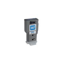 Обновен мастилен пълнеж 8790B001, PFI207C, 300ml за принтери Canon (BULK)